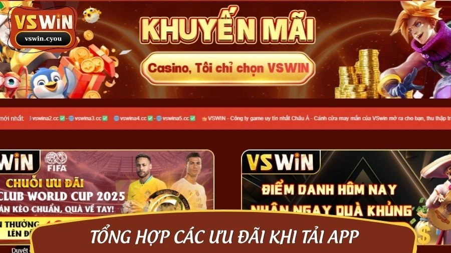 Thực hiện hướng dẫn tải app Vswin- Nhận ưu đãi khủng dễ như chơi