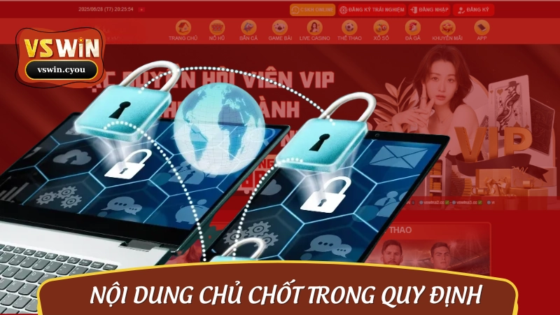 Quy định cụ thể về điều kiện điều khoản Vswin