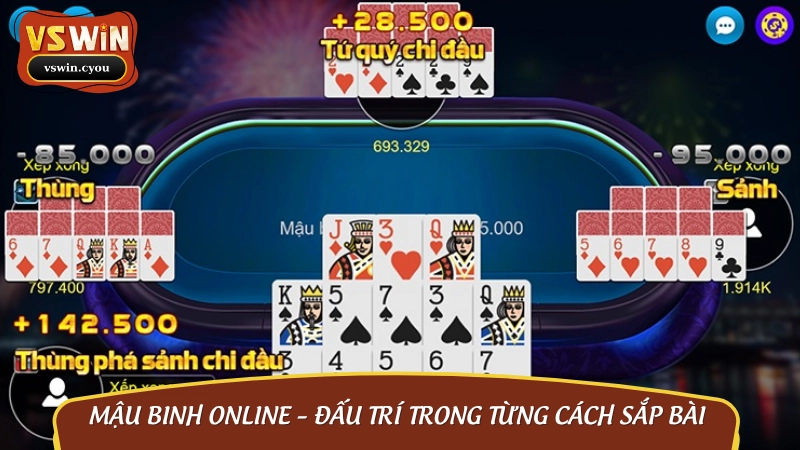 Mậu Binh online là trò chơi bài thiên về trí tuệ