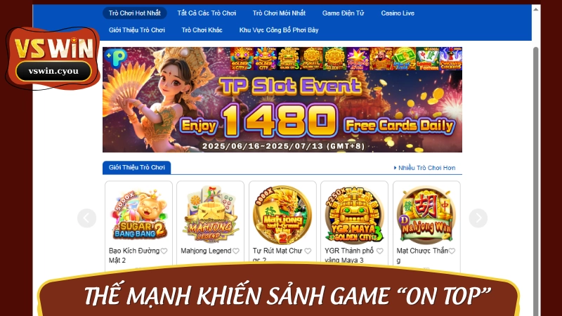 Nổ hũ VSWIN luôn giữ vững vị trí hàng đầu